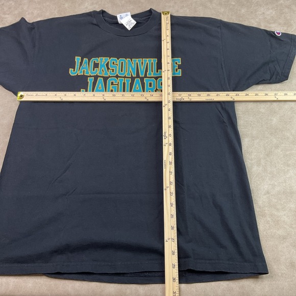 Vintage Champion Jacksonville Jaguars T-Shirt Y2K Graphic Tee Crewneck Men Sz XL - Picture 2 of 9